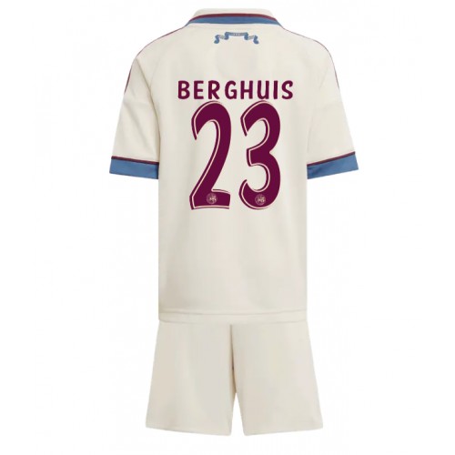 Ajax Steven Berghuis #23 Terza Maglia Bambino 2025-26 Manica Corta (+ Pantaloni corti)
